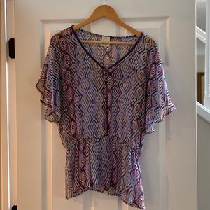 Ella Moss Silk Blouse Like New